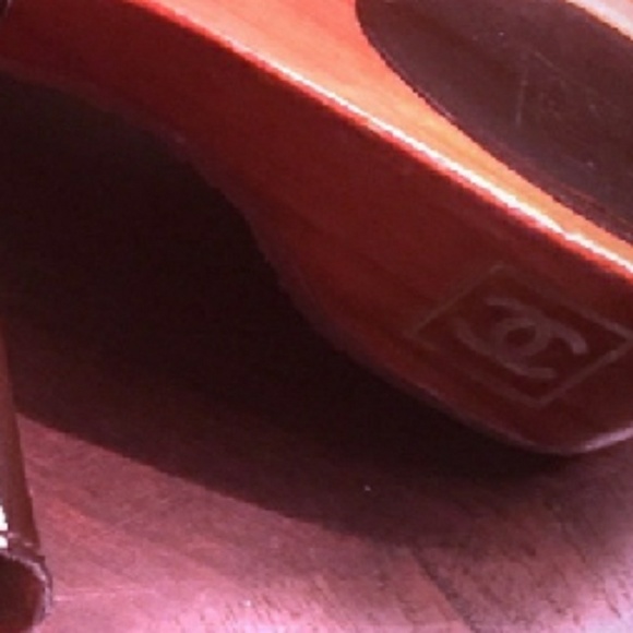 🖤CHANEL 💯 Authentic brown patton clogs 8 38 - Picture 4 of 4